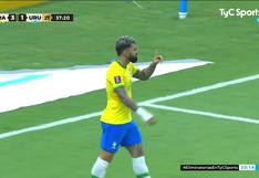Brasil vs. Uruguay: Gabigol selló el 4-1 de la ‘Canarinha’ tras pase magistral de Neymar | VIDEO