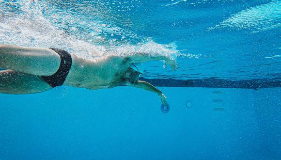 Al nadar, utilizamos dos tercios de los músculos de todo nuestro cuerpo.