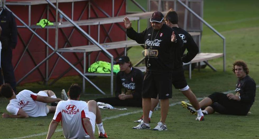 Markari&aacute;n agradeci&oacute; el apoyo de la afici&oacute;n al equipo nacional. (Foto: Andina)