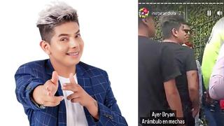 Bryan Arámbulo se habría colado en la fila del concierto Bad Bunny entre gritos del público | VIDEO