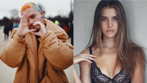 J Balvin y Valentina Ferrer se lucieron juntos durante la gala de los premios Grammy 2019. (Foto: @jbalvin/@valentinaferrer)