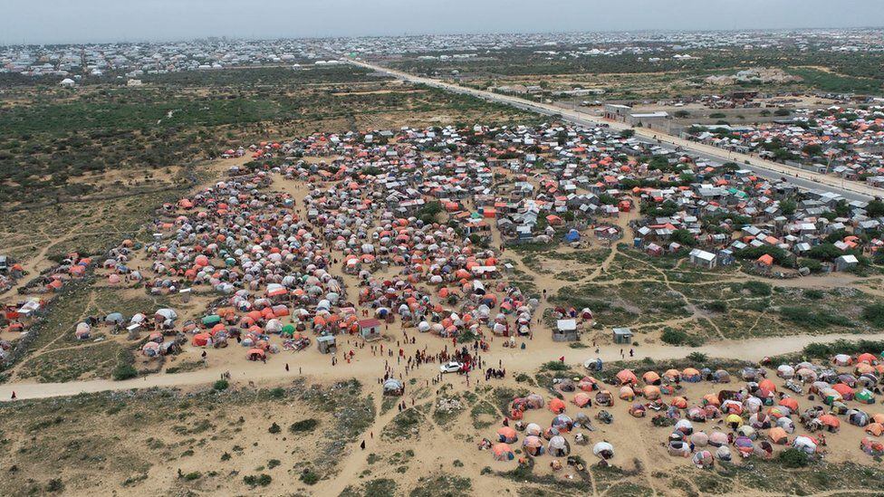 More than a million people have been displaced due to the latest drought in Somalia.  (ABDULKADIR MOHAMED/NRC).