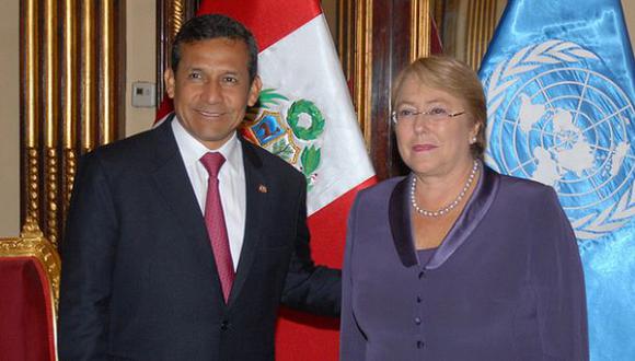 Humala expresó su solidaridad a Bachelet por atentados en Chile