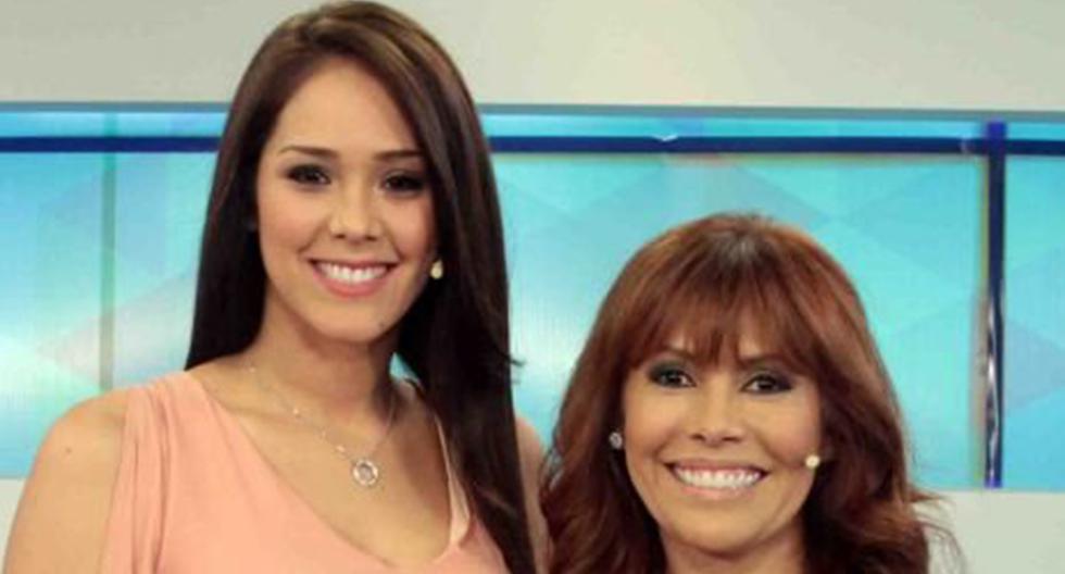 Magaly Medina regresa a la televisión peruana y Karen Schwarz la felicita. (Foto: USI)