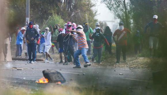 Arequipa: denunciarán a azuzadores de protesta contra Tía María