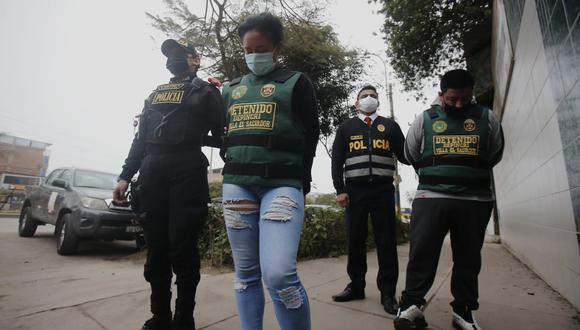 Rosalía Mariana Murillo Trujillo, conocida como ‘la chama’, fue detenida por las autoridades. (Foto: César Grados /@photo.gec)