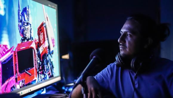 La emoción por las grabaciones de los Transformers inspiró al productor audiovisual cusqueño Fernando Valencia. (Foto: Melissa Valdivia)