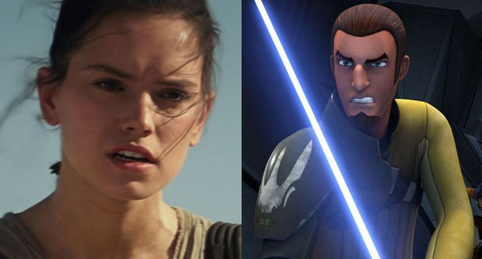 Daisy Ridley es Rey en 'Star Wars: The Force Awakens' y Kanan Jarrus en 'Star Wars Rebels' (Foto: Lucasfilm)