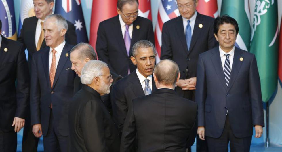Vladimir Putin y Barack Obama se reunieron en cumbre del G20 (EFE)
