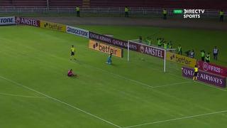 Melgar vs. Potosí por Sudamericana: Irven Ávila falló su penal luego de resbalarse al momento de rematar | VIDEO