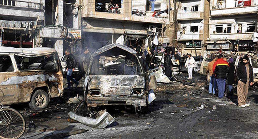 ISIS reivindicó la autoría de atentado en barrio de Homs en Siria. (Foto: EFE)