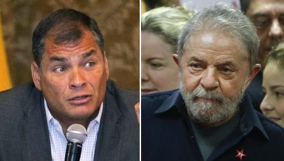 Correa respaldó a Lula da Silva ante "persecución humillante"
