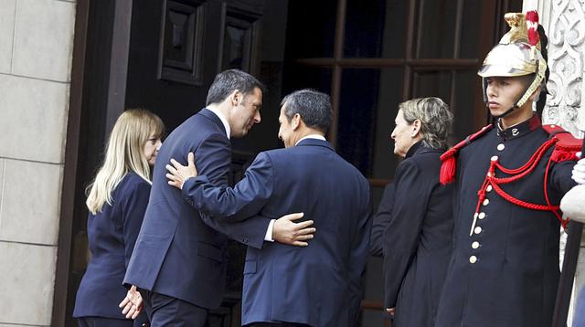 Ollanta Humala recibió en Palacio a primer ministro italiano - 8