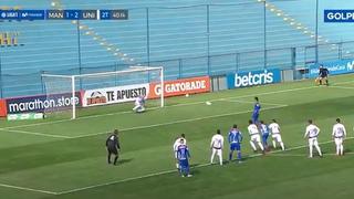 Universitario vs. Mannucci: ¡A lo Panenka! El golazo de penal de Ricardo Lagos para el 2-2 [VIDEO]