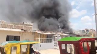 Piura: incendio deja en la calle a ocho familias en distrito de Castilla | FOTOS  