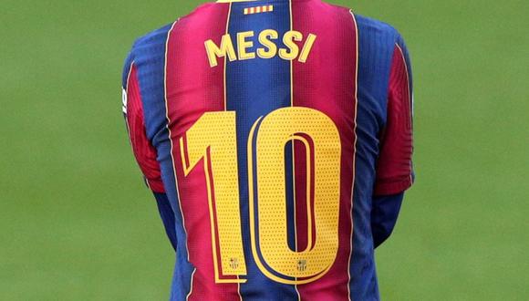 Lionel Messi utilizó la camiseta 10 del Barcelona desde la marcha de Ronaldinho en 2008. (Reuters)