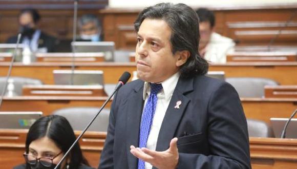 Edward Málaga, congresista no agrupado, cuestionó a Kelly Portalatino como ministra de Salud. (Congreso)