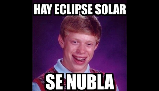Los más divertidos memes que deja el eclipse solar total que podrá ser visto en Chile, Argentina y Perú. (Facebook y Twitter)
