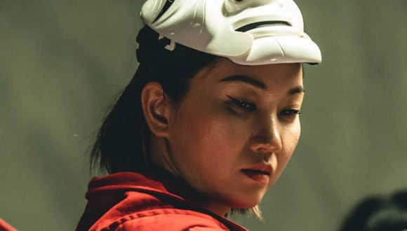 Jang Yoon-ju como Nairobi en “La casa de papel: Corea” (Foto: Netflix)