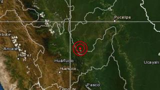 Ucayali: sismo de magnitud 3,9 se reportó en Aguaytia, señala IGP