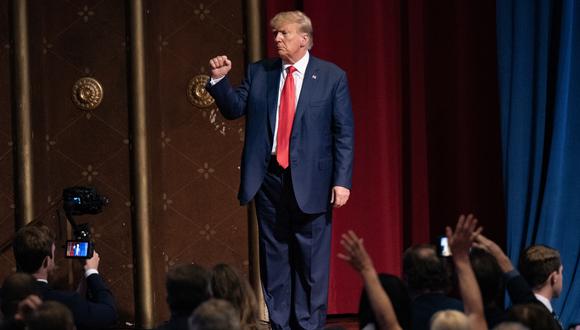 El expresidente de EE. UU. y aspirante a la presidencia de 2024, Donald Trump. (Foto de ALLISON JOYCE / AFP)