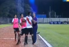 Thiago Dos Santos agredió al entrenador Edgardo Malvestiti por sustituirlo
