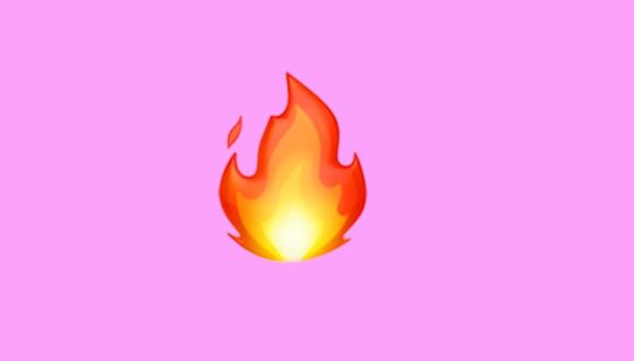 ¿Alguien te ha mandado el emoji del fuego en WhatsApp? Conoce qué realmente significa. (Foto: Emojipedia)