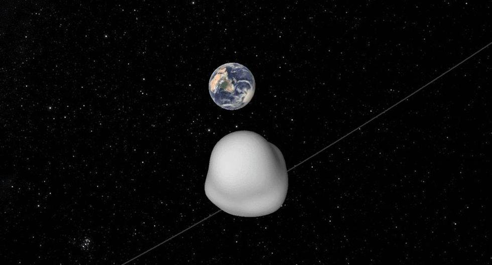 Asteroide 2012 TC4. (Foto: NASA/JPL-Caltech)