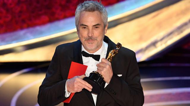 Alfonso Cuarón va recoger su estatuilla por Mejor película extranjera. (Foto: Agencias)