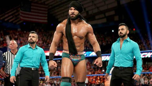 Jinder Mahal enfrentará a AJ Styles en el evento en Lima. (Foto: WWE)