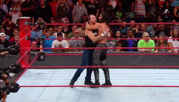 Seth Rollins y Dean Ambrose volvieron a hacer pareja en Raw e hicieron delirar a los fans de la WWE. (Foto: Twitter)