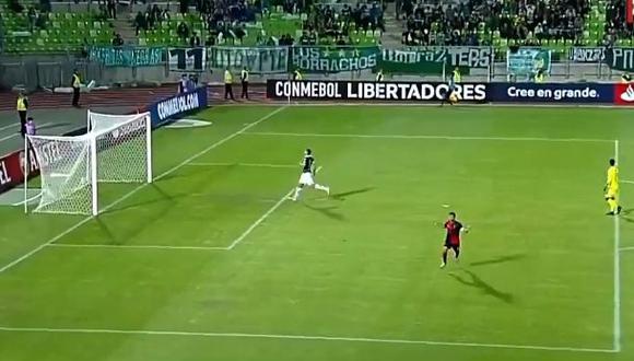 Melgar: Cuesta anotó golazo de 'sombrero' en Copa Libertadores. (Foto: Captura)