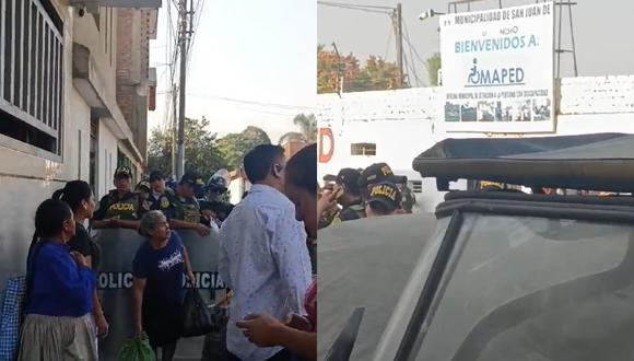 La municipalidad de San Juan de Lurigacho informó que tomó el control de la administración del mercado municipal. (Foto: Captura / RPP)