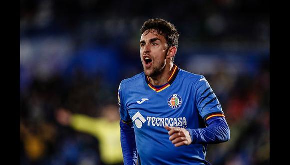 Jaime Mata juega como delantero en el Getafe de LaLiga española. (Foto: AFP)