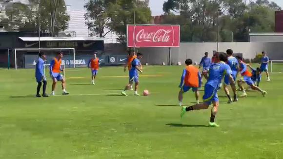 Entrenamiento de Club América previo al duelo contra Toluca | Video: @ClubAmerica
