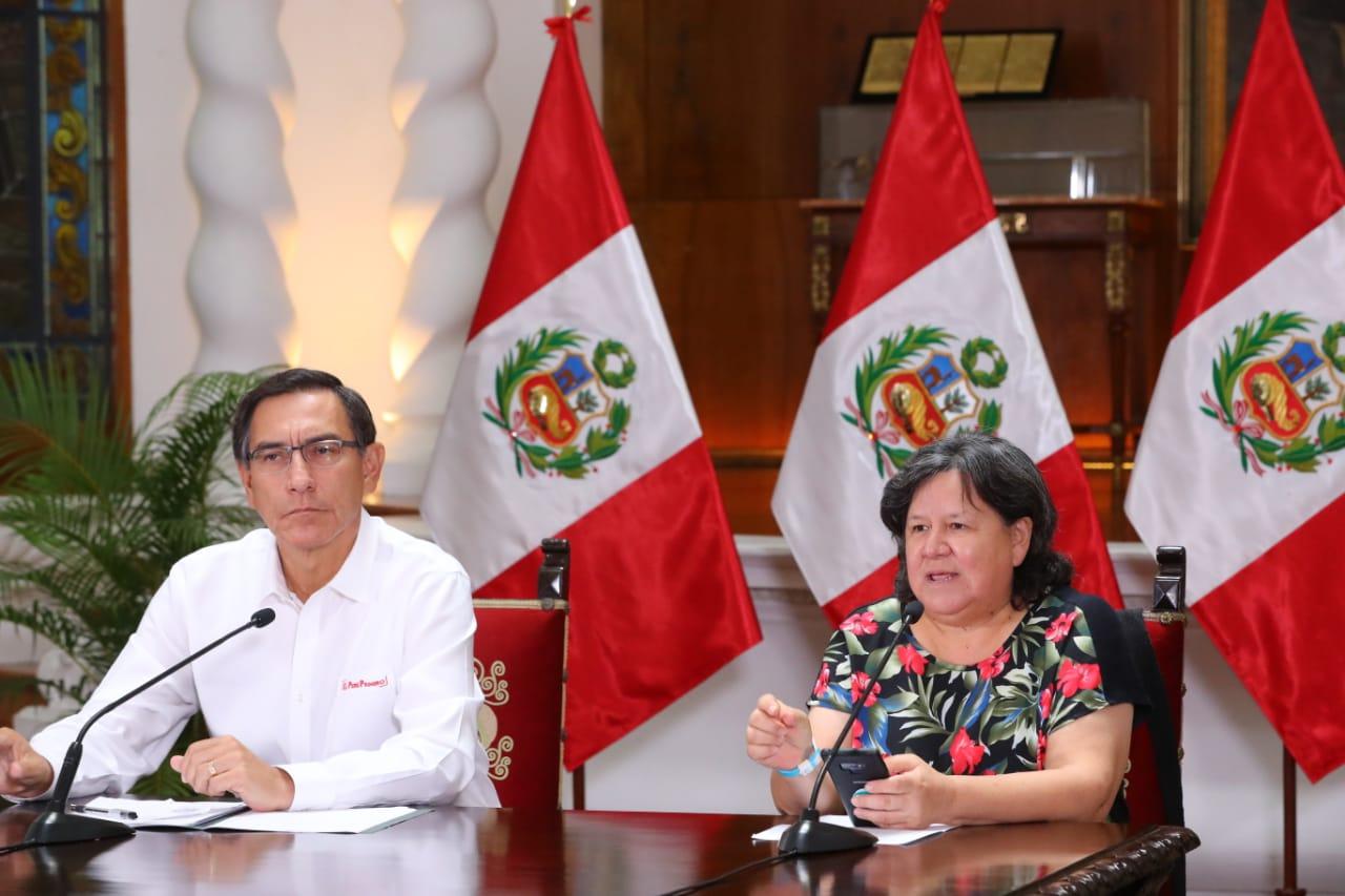 Ariela Luna y Martín Vizcarra detallaron que Qali Warma beneficiará a más de un millón de escolares. (Foto: Difusión9