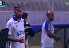 Paolo Guerrero regresó a las campos: el futbolista debutó en Avaí