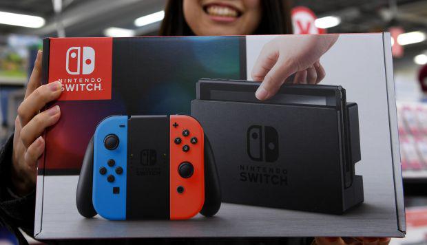 Nintendo lanzó en 2017 la Nintendo Switch. (Fuente: AFP)