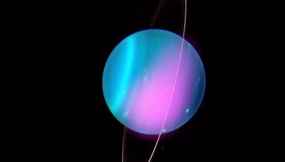 Por primera vez se han detectado rayos X procedentes de Urano. (NASA/CXO/University College London)