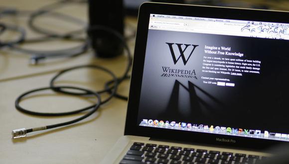 Wikipedia en inglés es el portal con más artículos dentro de la plataforma. (Foto: AP)