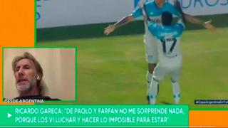 ¿Qué dijo Ricardo Gareca tras el gol de Paolo Guerrero con Racing? | VIDEO