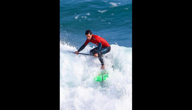 Tamil Martino derrotó al estadounidense Daniel Hughes y clasificó a la cuarta ronda principal de paddle surf. (Foto: Daniel Apuy)