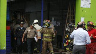Mercado Central: trabajador muere por incendio en galería