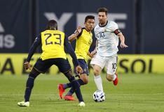 Ecuador perdió 1-0 ante Argentina por la primera fecha de las Eliminatorias Qatar 2022
