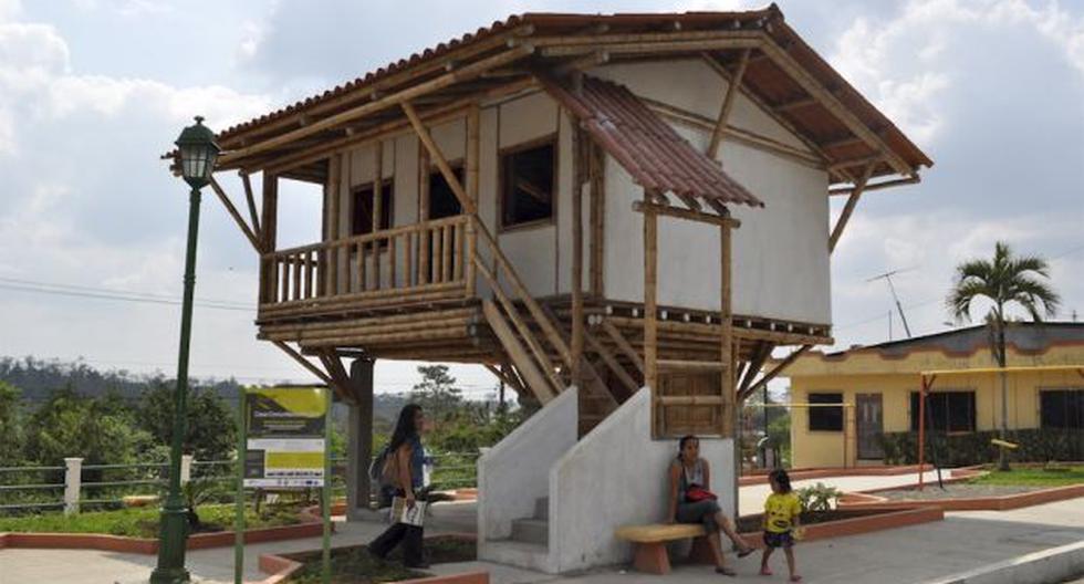Construyen viviendas de bambú adaptadas al cambio climático | TECNOLOGIA |  EL COMERCIO PERÚ