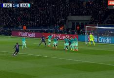 Barcelona vs PSG: Ángel Di María abre el marcador con soberbio gol de tiro libre