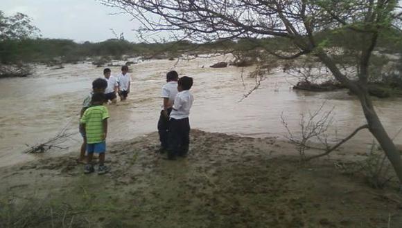 Chepén: suspenden clases por crecida del río Chamán