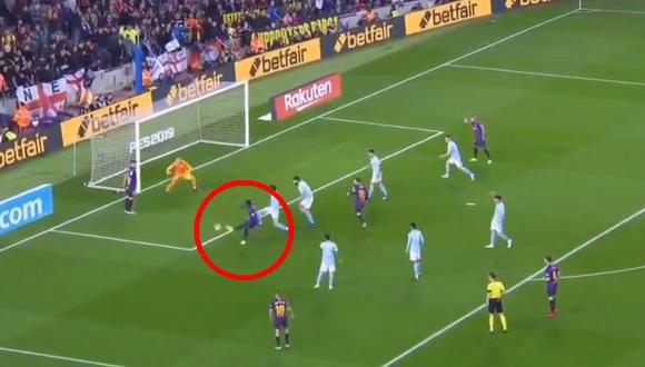 Barcelona vs. Celta de Vigo EN VIVO: Dembélé marcó el 1-0 rematando entre las piernas del portero | VIDEO. (Video: YouTube/Foto: Captura de pantalla)
