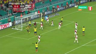 Perú vs. Colombia: mira el gol de Alfredo Morelos que indignó a los jugadores de la Blanquirroja [VIDEO]