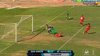Torneo Clausura: Huancayo venció agónicamente 1-0 a San Simón